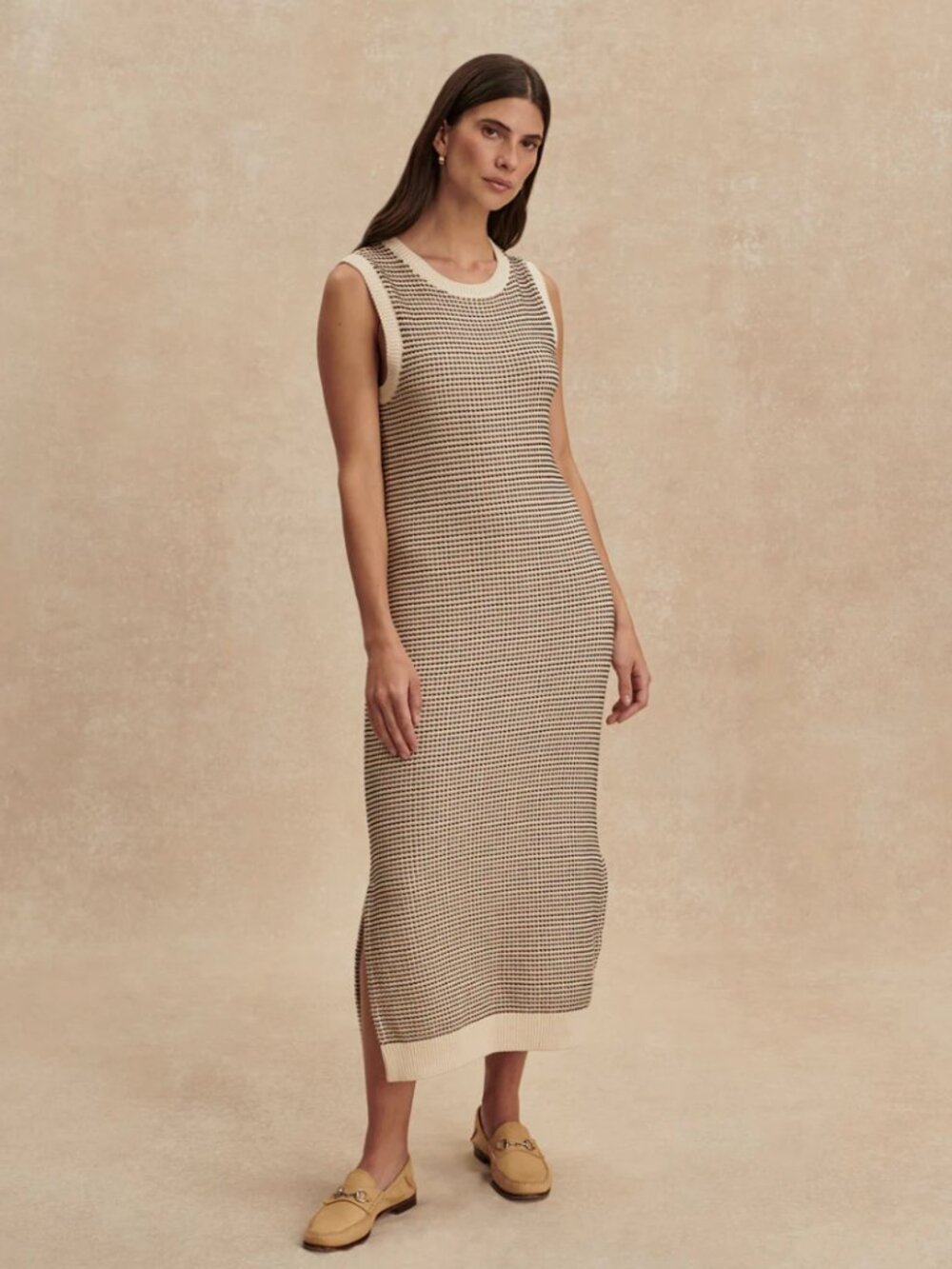 NEW Varley Sadia Stitch Knit Dress